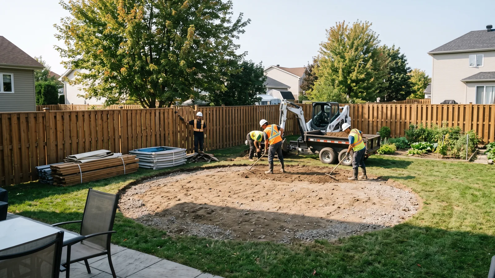 Projet de démolition résidentielle à Beaconsfield, Québec