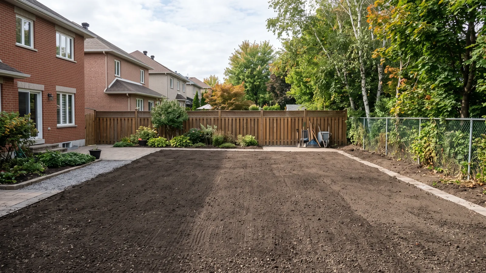 Projet de démolition résidentielle à L'Ange-Gardien, Québec