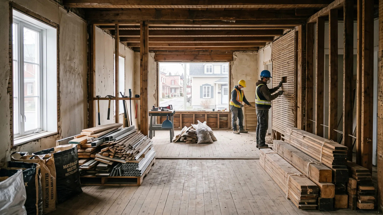 Chantier de démolition résidentielle à Capitale-Nationale (03)