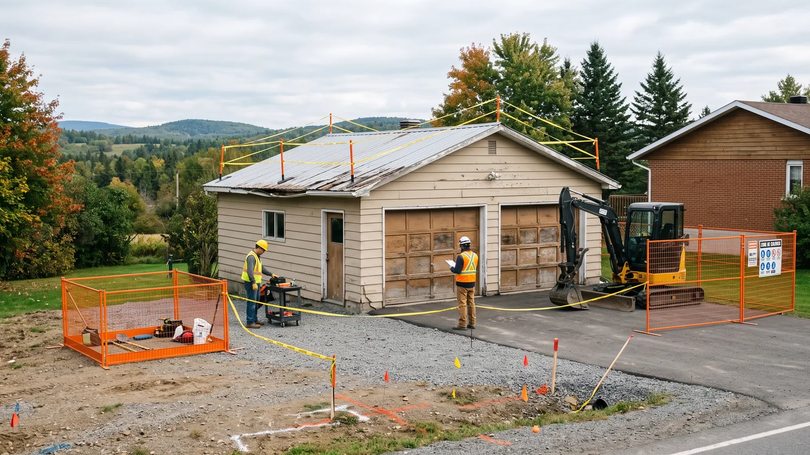 Projet de démolition résidentielle à Chaudière-Appalaches (12), Québec