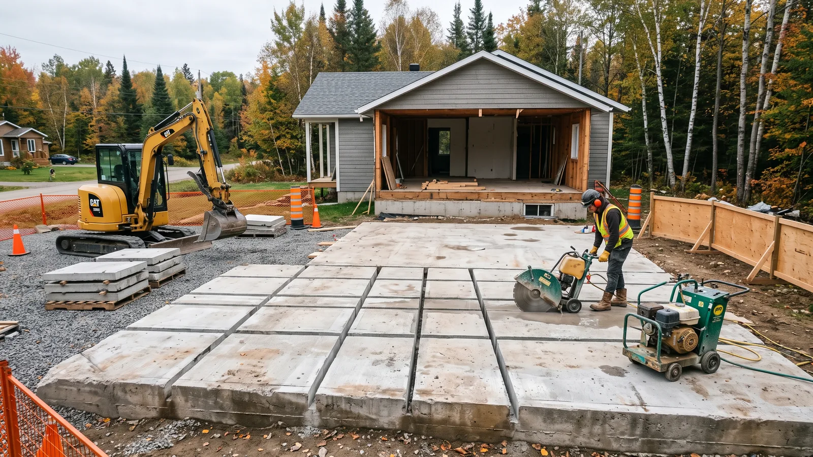 Chantier de démolition résidentielle à Mauricie (04)